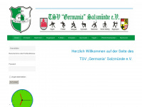 tsv-germania-salzmuende.de Webseite Vorschau