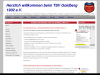tsv-goldberg.de Webseite Vorschau