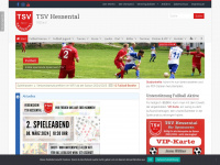 tsv-hessental.de Webseite Vorschau