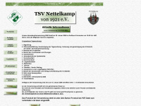 tsv-nettelkamp.de Webseite Vorschau