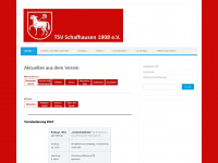 tsv-schafhausen.de Webseite Vorschau