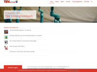 tsv-untergrombach.de Webseite Vorschau