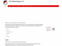 tsv-wellendingen.de Webseite Vorschau