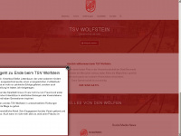 tsv-wolfstein.de Webseite Vorschau