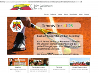 tsvgellersen-tennis.de Webseite Vorschau