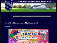 tsvkrausenbach.de Webseite Vorschau