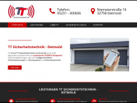 tt-sicherheitstechnik.de Webseite Vorschau