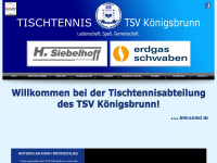 tt-tsvkoenigsbrunn.de Webseite Vorschau