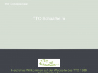 ttc-schaafheim.de Webseite Vorschau