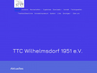 ttc-wilhelmsdorf.de Webseite Vorschau