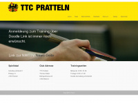 ttcpratteln.ch Webseite Vorschau