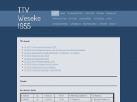 ttv-weseke.de Webseite Vorschau
