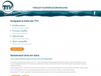 ttv-tourismus.at Webseite Vorschau