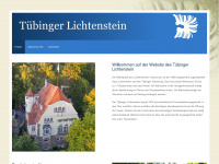 tuebinger-lichtenstein.de Webseite Vorschau