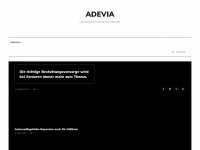 adevia.de Webseite Vorschau
