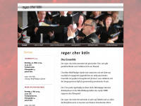 reger-chor-koeln.org Webseite Vorschau