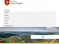 dauchingen.de Webseite Vorschau
