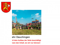 feuerwehr-dauchingen.de Webseite Vorschau