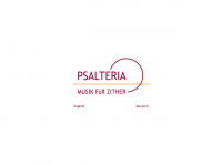 psalteria.at Webseite Vorschau