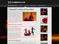 flamenco-live.de Webseite Vorschau