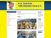 tueuet-pott.de Webseite Vorschau