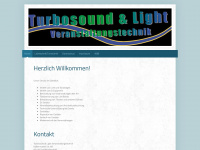 turbosound-light.de Webseite Vorschau