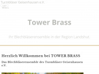 turmblaeser-geisenhausen.de Webseite Vorschau