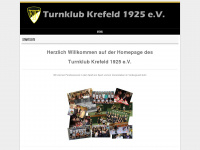 turnklub-krefeld.de Webseite Vorschau