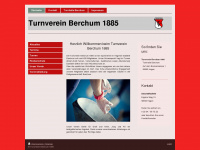 turnverein-berchum.de Webseite Vorschau
