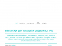 turnverein-grieskirchen.at Webseite Vorschau