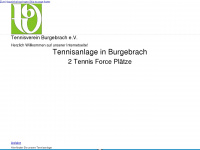 tv-burgebrach.de Webseite Vorschau