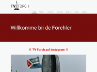 tv-forch.ch Webseite Vorschau