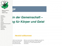 tv-germania-gustorf.de Webseite Vorschau