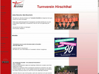 tv-hirschthal.ch Webseite Vorschau