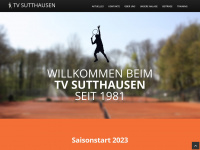 tv-sutthausen.de Webseite Vorschau