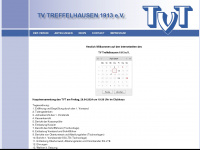 tv-treffelhausen.de Webseite Vorschau