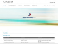 tv-waldshut.de Webseite Vorschau