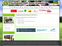 tv1861-forst.de Webseite Vorschau