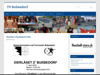 tvbubendorf.ch Webseite Vorschau