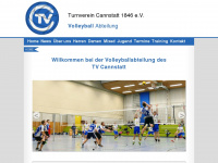 tvc-volleyball.de Webseite Vorschau