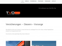 tvd.ch Webseite Vorschau