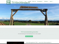 tvkirchlindach.ch Webseite Vorschau