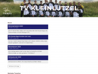 tvkleinluetzel.ch Webseite Vorschau