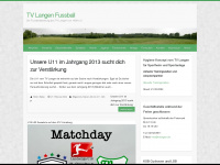 tvlangen-fussball.de Webseite Vorschau