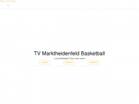 tvm-basketball.de Webseite Vorschau