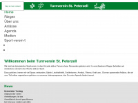 tvstpeterzell.ch Webseite Vorschau