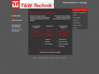tw-technik.ch Webseite Vorschau