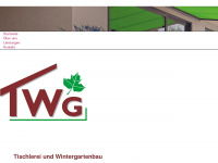 twg-wintergartenbau.de Webseite Vorschau