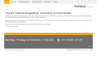twinline.ch Webseite Vorschau