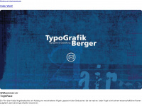 typografikberger.ch Webseite Vorschau
